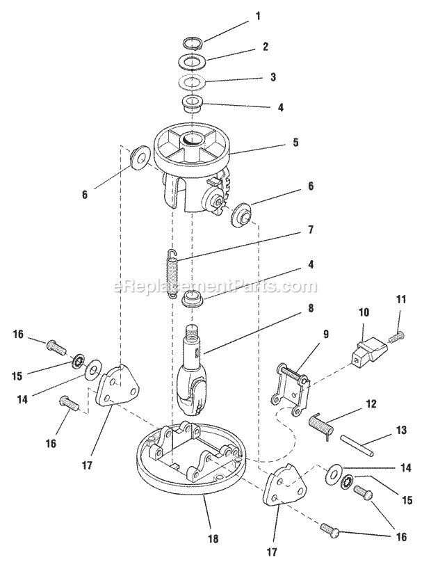 Simplicity 1693139 2924D, 24.5Hp Diesel And 60In Tilt Assembly - Service Parts Diagram