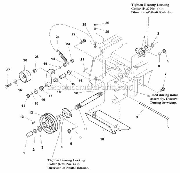 Simplicity 1693569 2925, 25Hp V Hydro Wadditional Front Pto Group (985116) Diagram