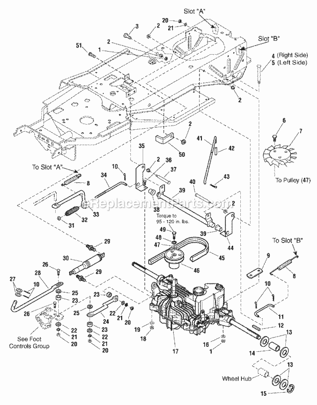 Simplicity 1693844 1615Hc, 16Hp Hydro And 44In Mo Transmission Group (985716) Diagram