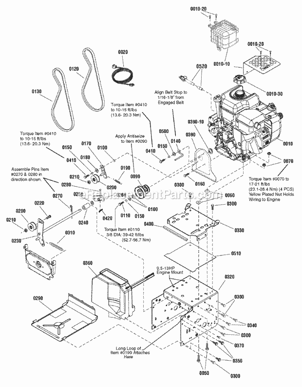 Simplicity 1695820 L1226E, 11.5Tp 26In Dual Stag Engine  Frame Group - 115Tp (2989073 2989188) Diagram