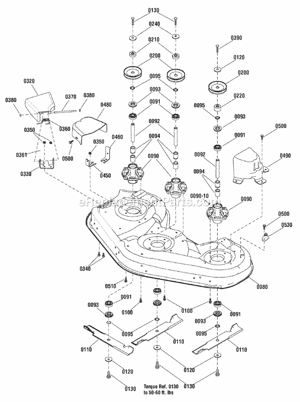 Simplicity 1696023 46 Inch Mower Deck Page C Diagram