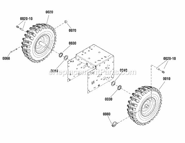 Simplicity 1696207-00 0 - Sil924R, 9Tp 24In Dual Stag Wheels  Tires Group (2990404 2990466) Diagram