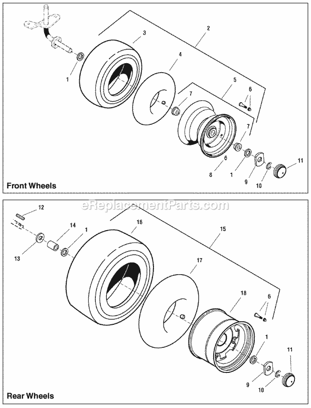 Simplicity 2690496 Regent, 20Hp B&S Hydro Rmo And Wheels  Tires Group (W986848 987066 987216 987217 987218 987219 987220 987225 987226 987227 987228 987229 987230 987231 987232 987233 987446 990376 990377 990378) Diagram