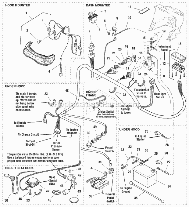Simplicity 2690931 Conquest, 24Hp Hydro 2Wd And 5 Electrical Group (2987655) Diagram