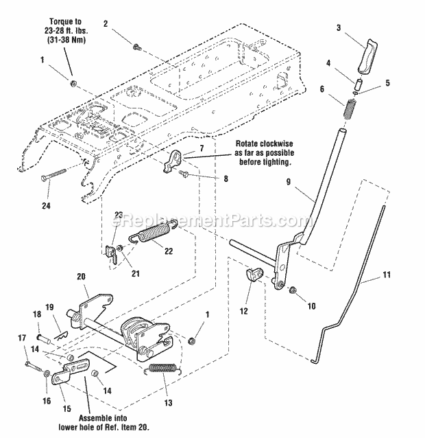 Simplicity 2690974 2724H, 24Hp Hydro 2Wd Rmo And Lift Group - Manual (985894 986865) Diagram