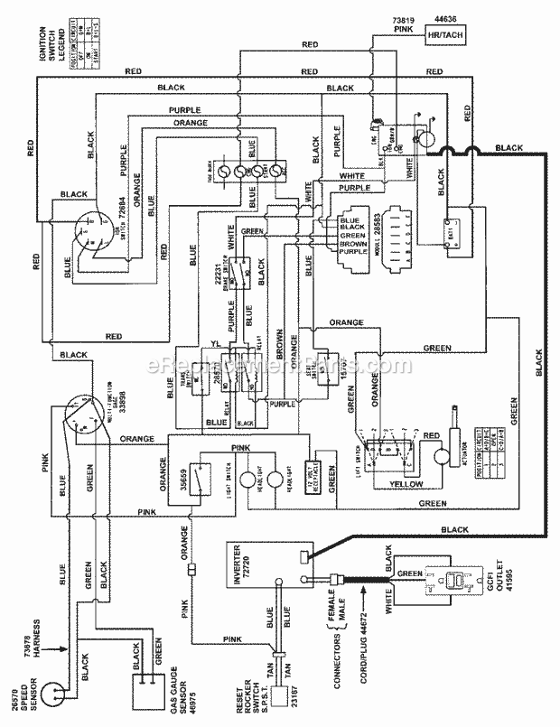 Simplicity 7085668 Uv1621Bv, Turf Cruiser 16Hp B& Page X Diagram