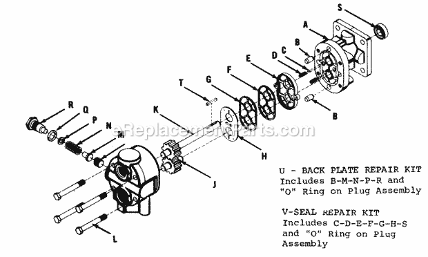 Simplicity 990515 Front End Loader Page G Diagram