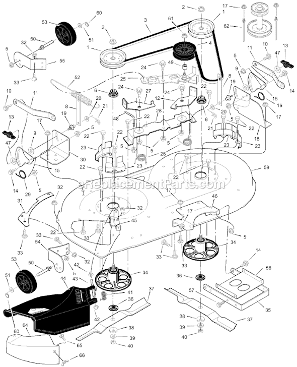Murray 425600x31A 42" Lawn Tractor Page E Diagram