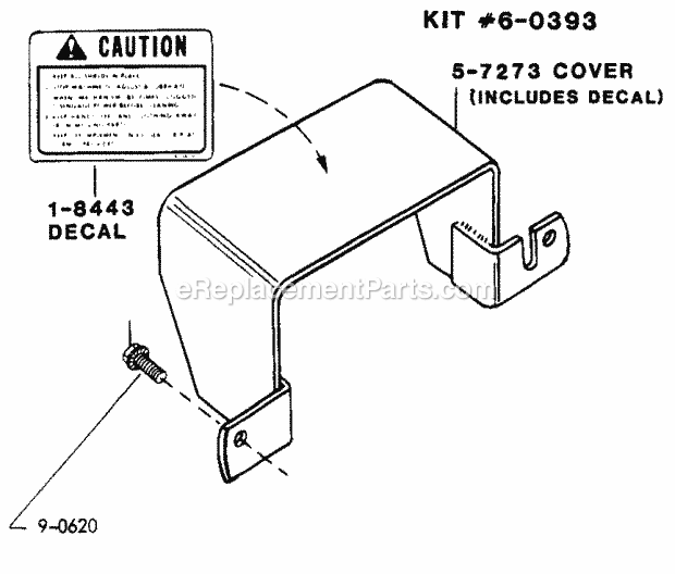 Snapper 1650A (80524) 16 Hp Hydro Drive Garden Tractor Mf Rear PTO Shield Kit Diagram