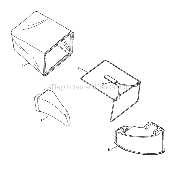 Snapper LP21550 Ropelled) Series 0 Discharge Components Diagram