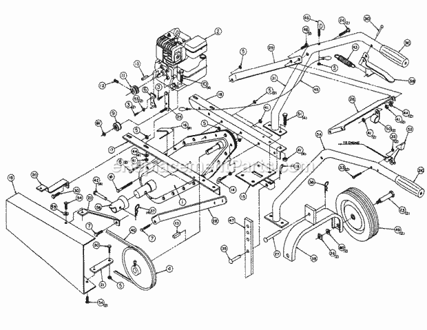 Snapper SMT3.5 3.5 Hp Front Tine Tiller OEM Replacement Parts From ...