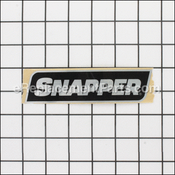Decal, Front Shroud, Snapper L - 7103963YP:Snapper