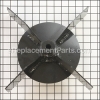 Snapper Weldment, Steel Impeller, 4 Bl part number: 7043287YP