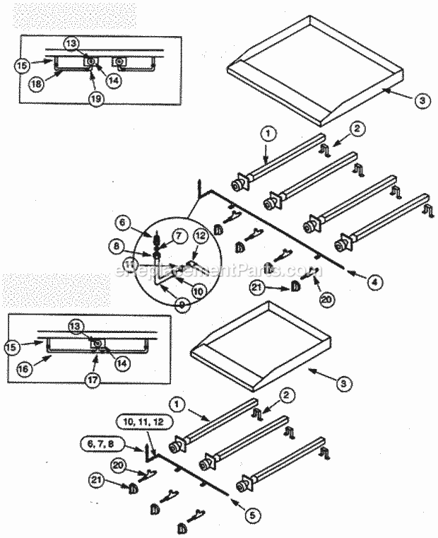 Southbend 336A-2TL Range With Single Oven Base 24 And 36 Griddle Diagram