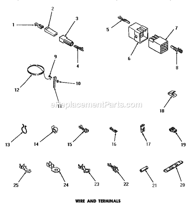 Speed Queen DE3270 Residential Domestic Dryer Wire & Terminals Diagram