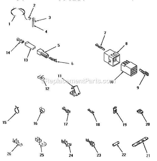 Speed Queen FE4231 Residential Home Laundry Dryer Wire and Terminals Diagram