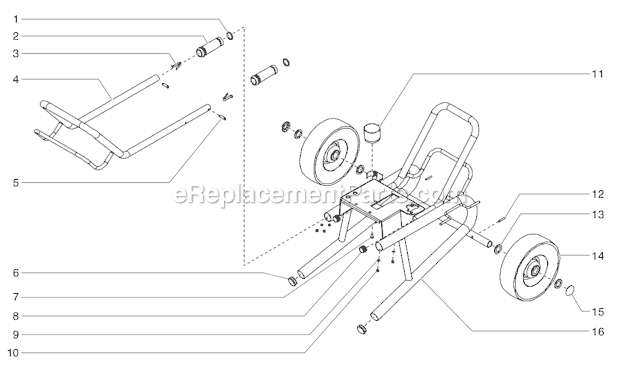 SprayTECH EPX2405 (0507018) Piston Pump Page F Diagram