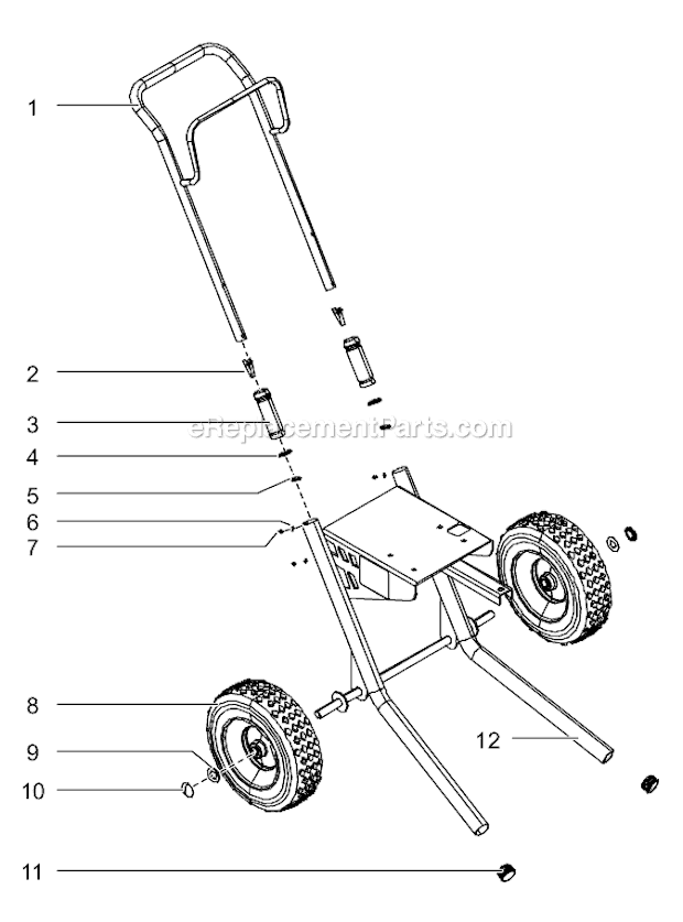 SprayTECH GPX 85 (0509036) Piston Pump Page D Diagram