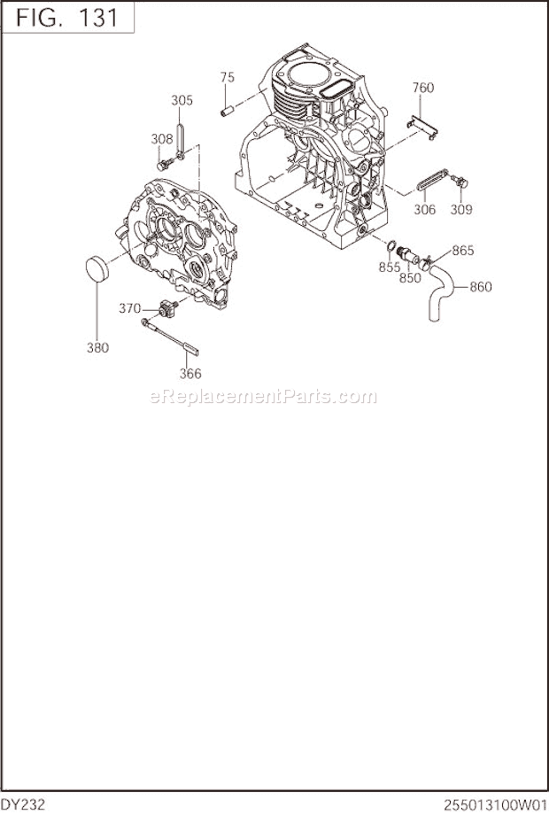 Subaru / Robin DY232DD1070 Engine Page C Diagram