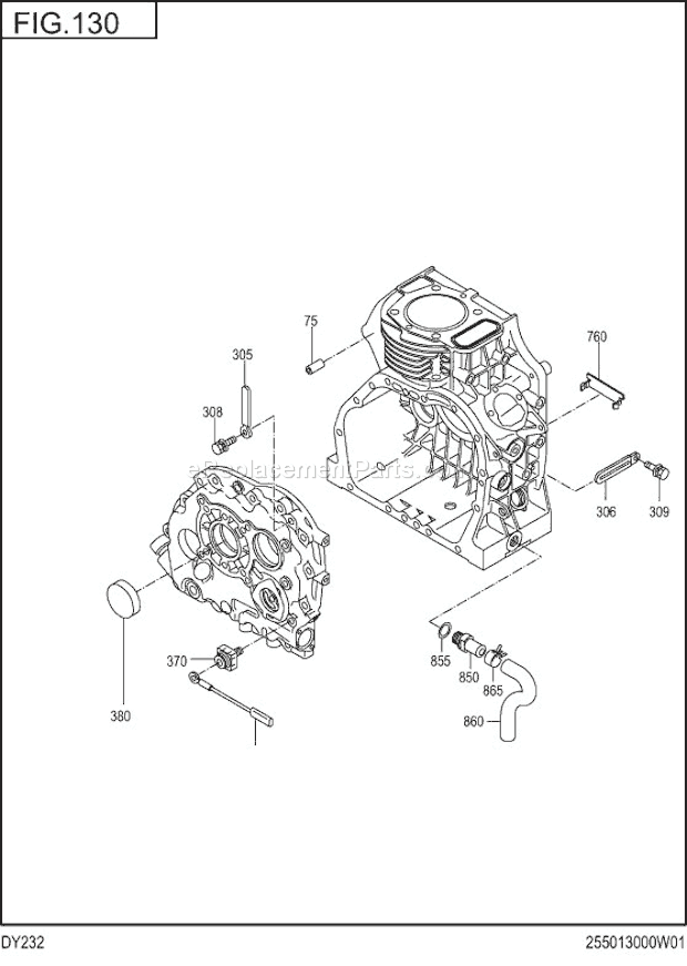 Subaru / Robin DY232DS2850 Engine Page C Diagram