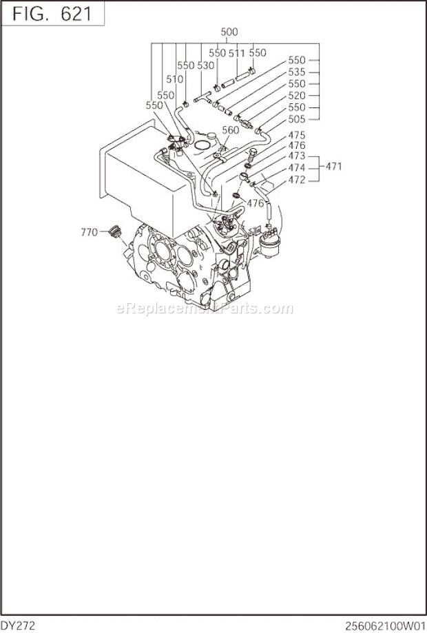 Subaru / Robin DY272DS2470 Engine Page N Diagram