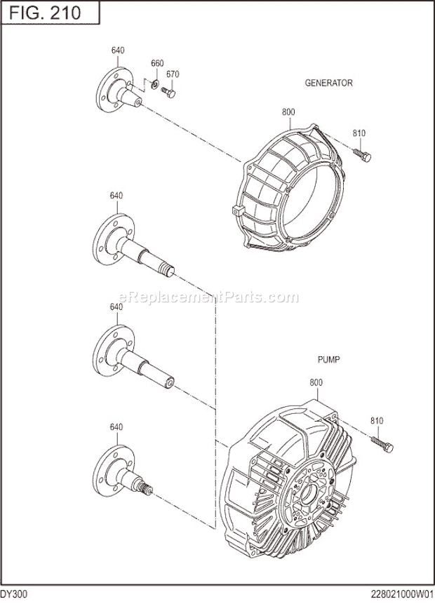 Subaru / Robin DY300D82260 Engine Page D Diagram