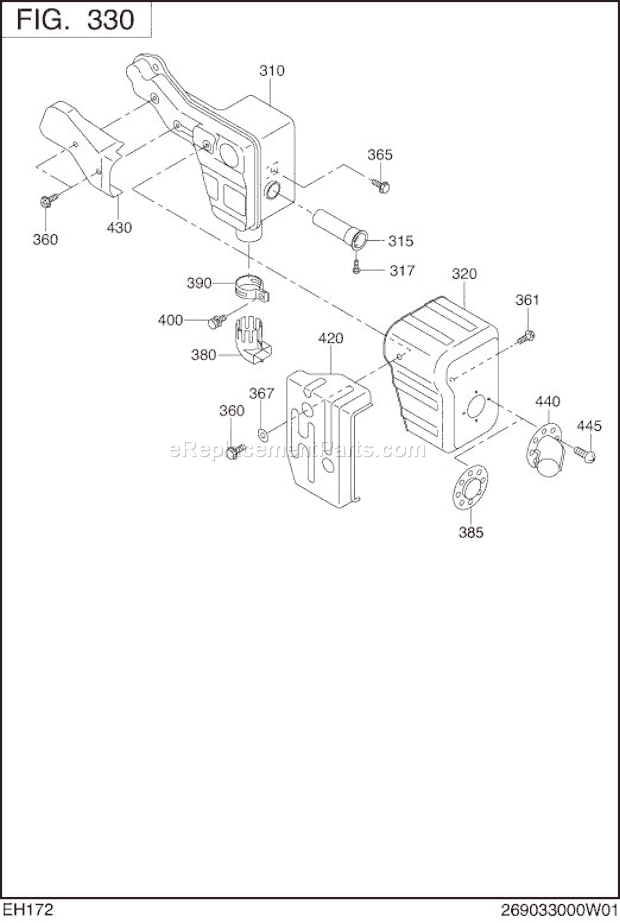 Subaru / Robin EH172B00020 Engine Page E Diagram
