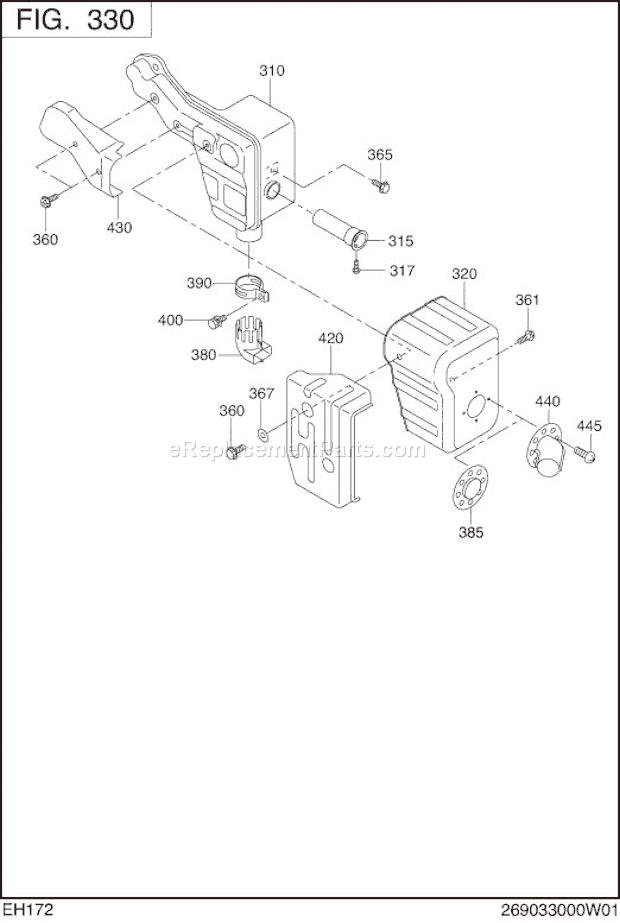 Subaru / Robin EH172B71000 Engine Page E Diagram