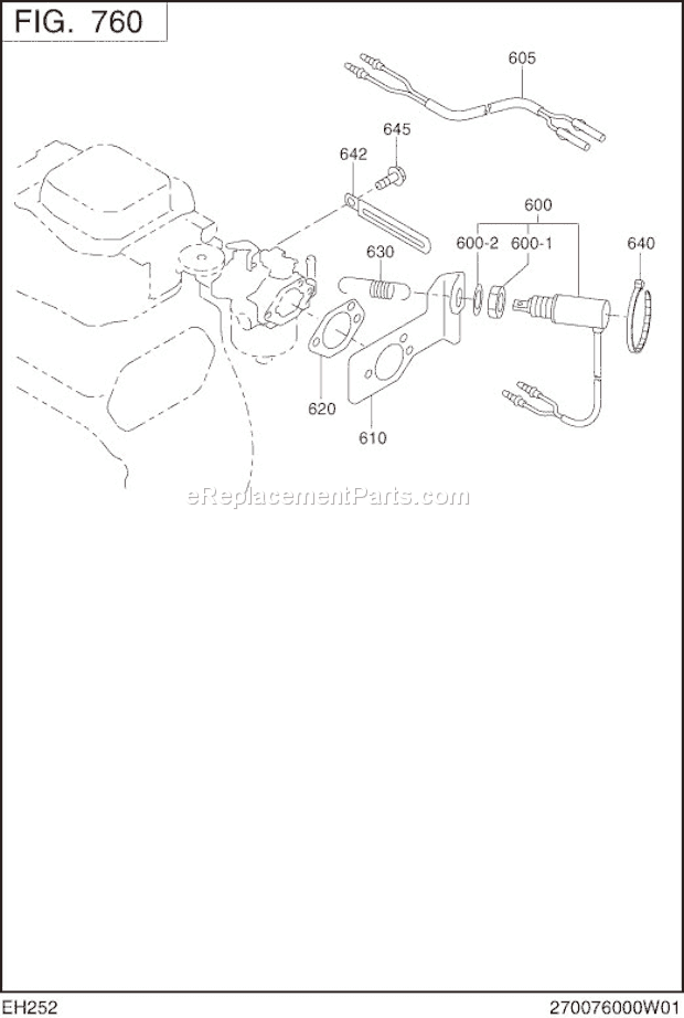 Subaru / Robin EH252D21000 Engine Page N Diagram