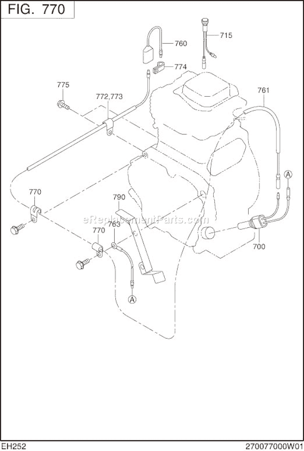 Subaru / Robin EH252DS2510 Engine Page N Diagram