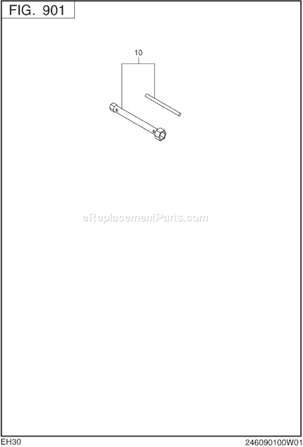 Subaru / Robin EH300BS0250 Engine Accessories Label Gr Diagram