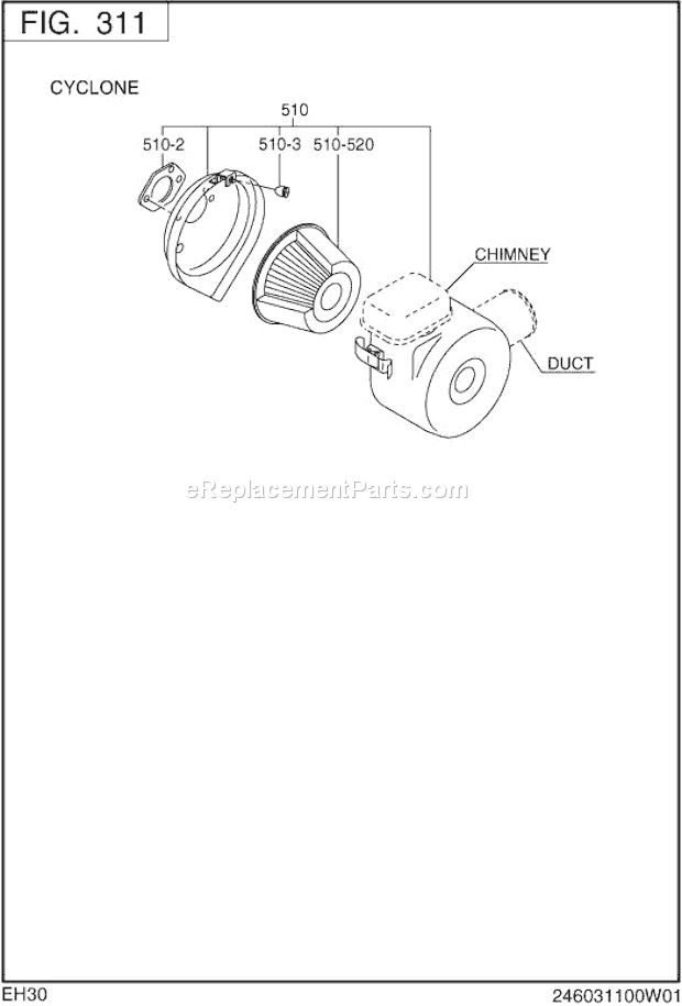 Subaru / Robin EH300D43120 Engine Page D Diagram