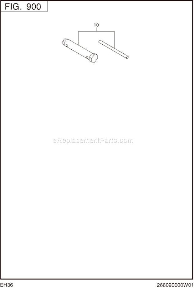 Subaru / Robin EH360D50000 Engine Accessories Label Diagram