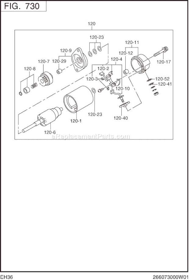 Subaru / Robin EH360YS2421 Engine Page N Diagram