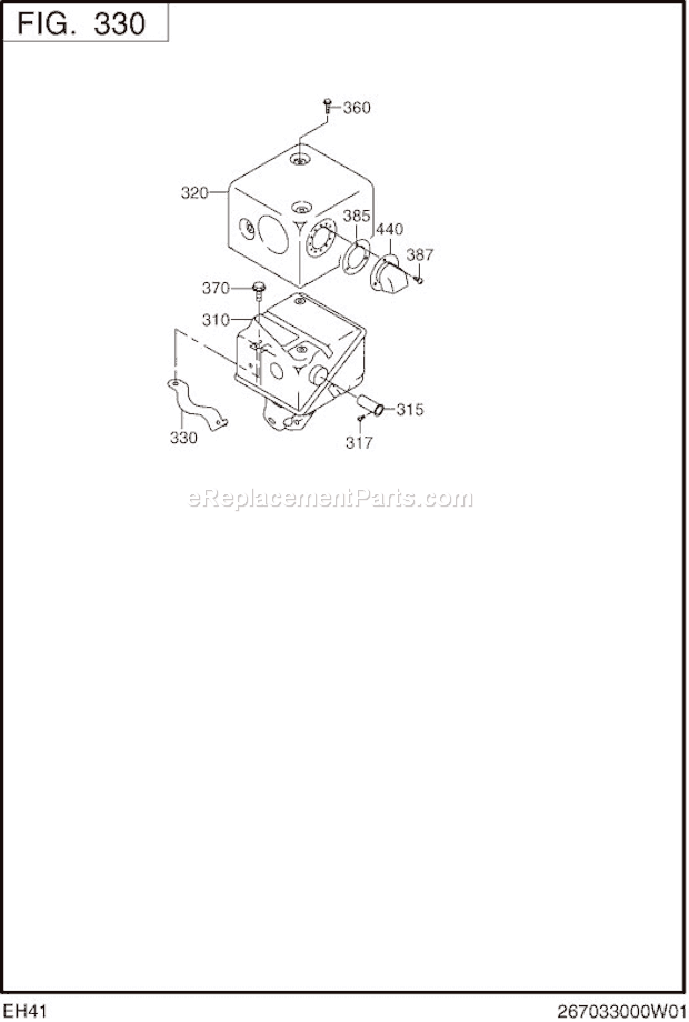 Subaru / Robin EH410D00150 Engine Page E Diagram