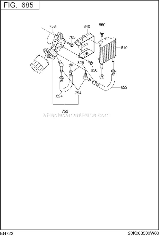 Subaru / Robin EH722DS2110 Engine Page L Diagram