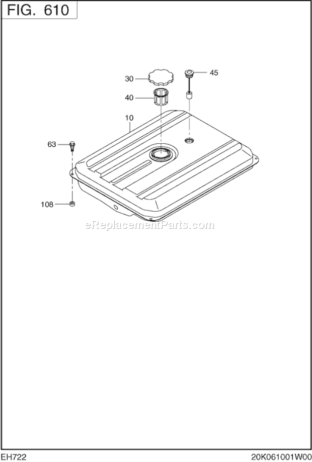 Subaru / Robin EH722DS2110 Engine Page I Diagram