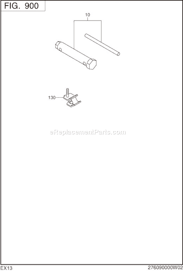 Subaru / Robin EX130D20151 Engine Accessories Label Diagram