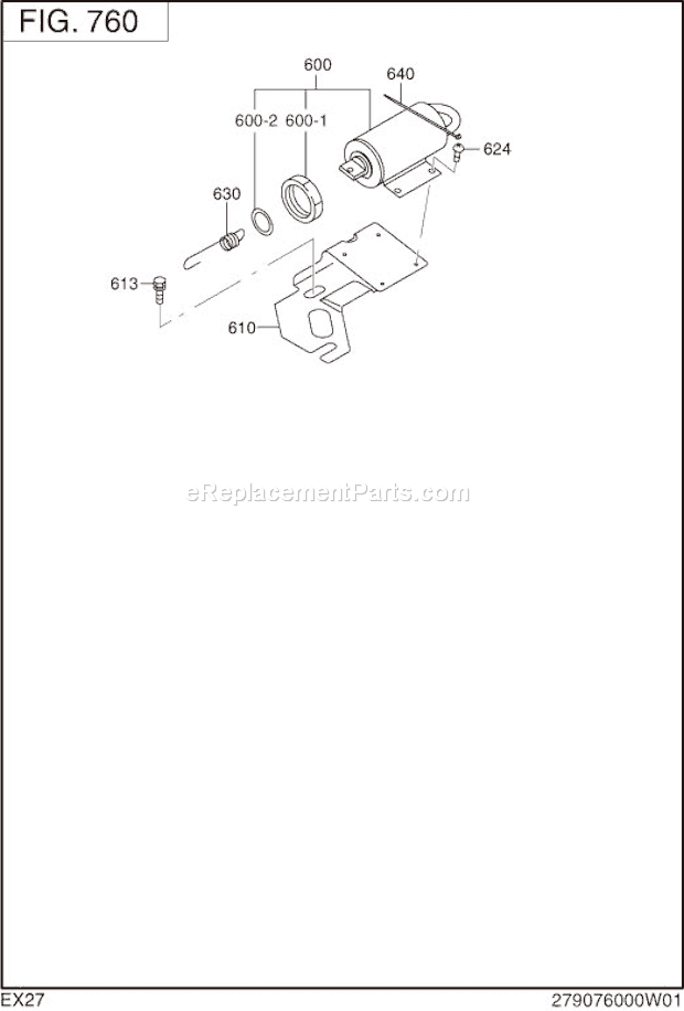 Subaru / Robin EX270DS2130 Engine Page N Diagram