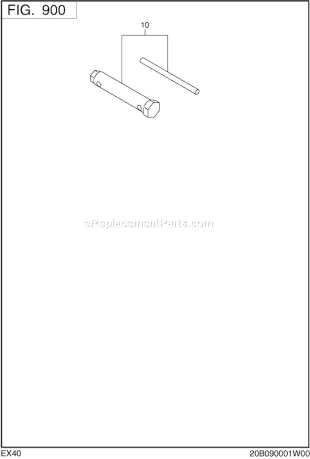 Subaru / Robin EX400DS2130 Engine Accessories Label Diagram