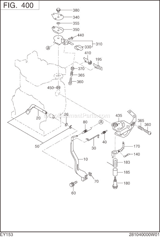 Subaru / Robin EY153D24630 Engine Page E Diagram