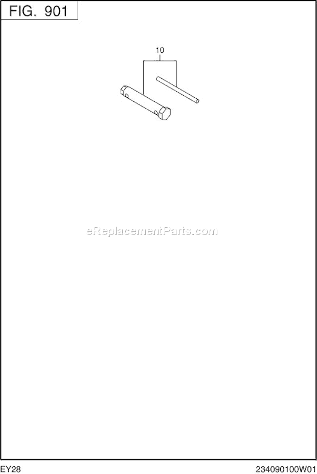 Subaru / Robin EY280D520J0 Engine Accessories Diagram