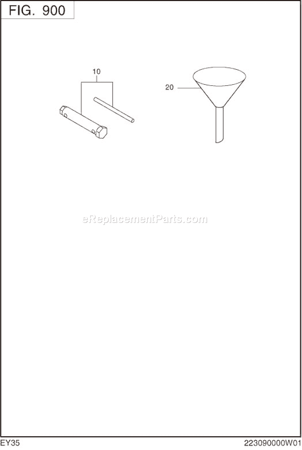 Subaru / Robin EY350BS7730 Engine Accessories Label Diagram