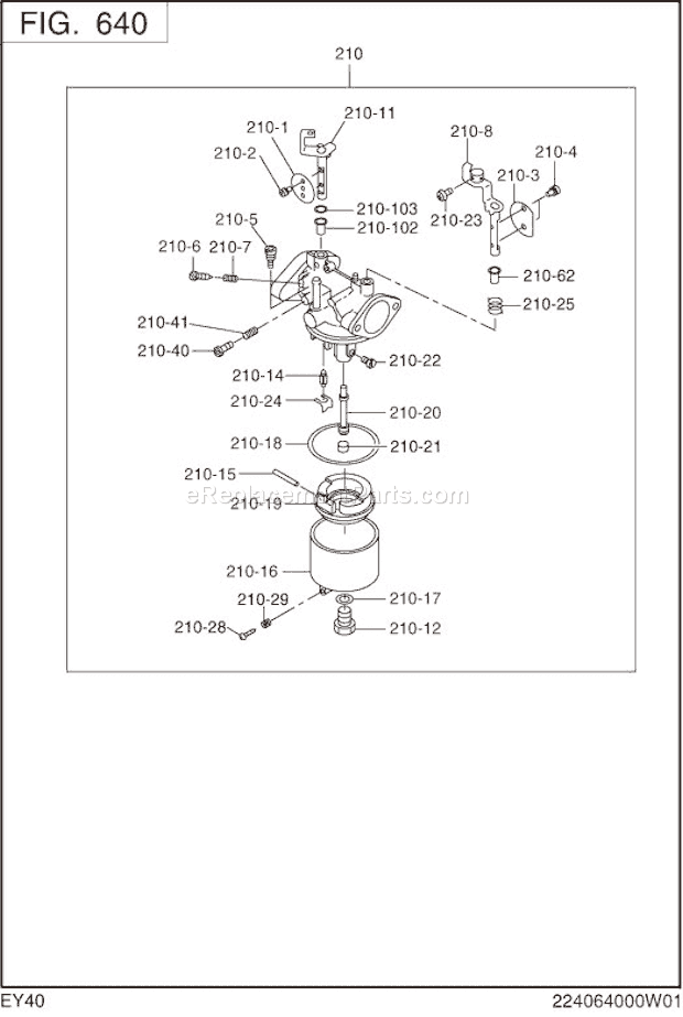 Subaru / Robin EY400BB7850 Engine Page L Diagram