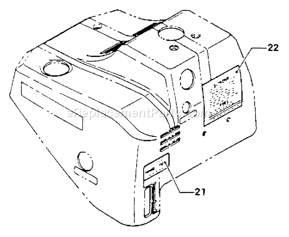 Tanaka QBM-23N Bicycle Engine Page F Diagram