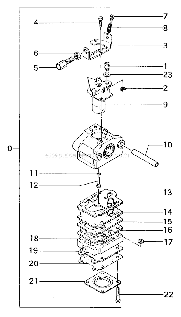 Tanaka TBC-202 Trimmer / Brush Cutter Page B Diagram