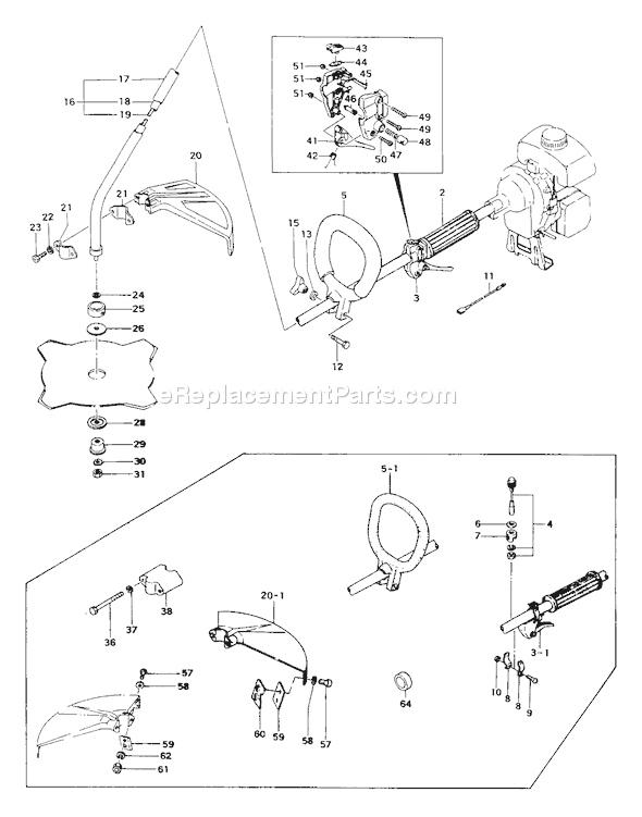 Tanaka TBC-202 Trimmer / Brush Cutter Page C Diagram