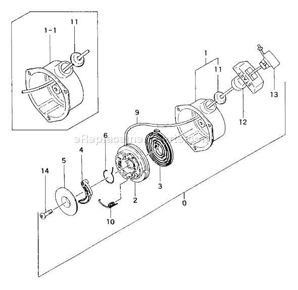 Tanaka TBC-202 Trimmer / Brush Cutter Page G Diagram
