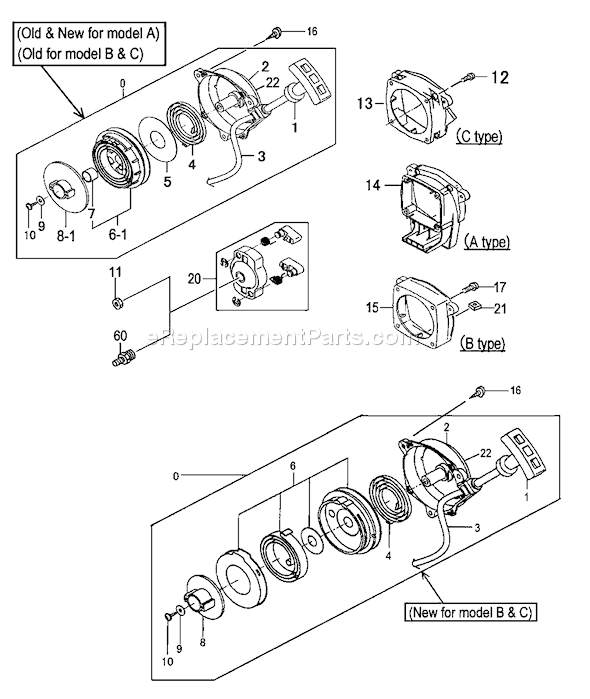 Tanaka TBC-230 Grass Trimmer Page O Diagram