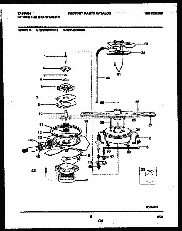 Tappan TDB668RBR0 24